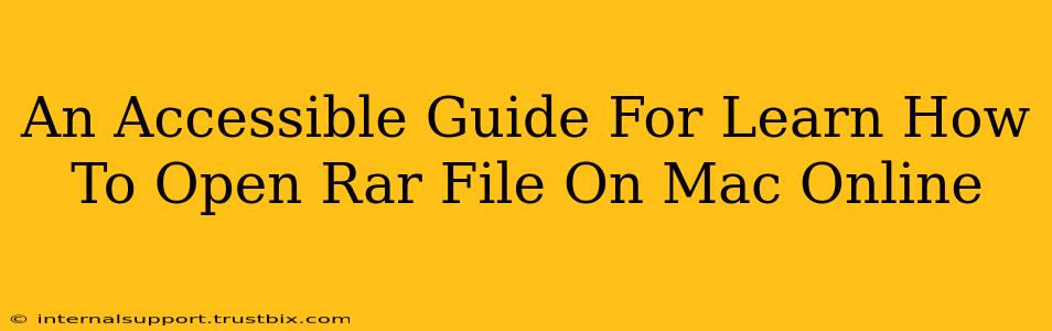 An Accessible Guide For Learn How To Open Rar File On Mac Online