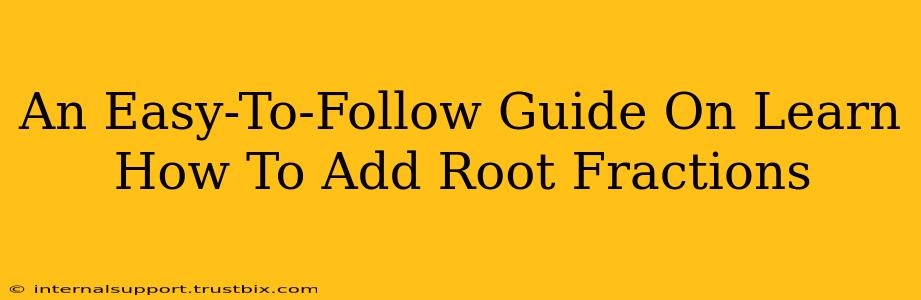 An Easy-To-Follow Guide On Learn How To Add Root Fractions