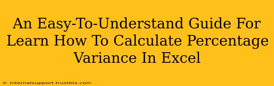 An Easy-To-Understand Guide For Learn How To Calculate Percentage Variance In Excel