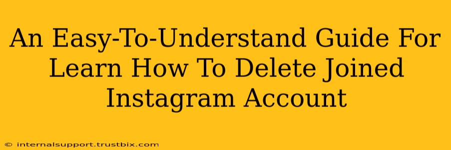 An Easy-To-Understand Guide For Learn How To Delete Joined Instagram Account