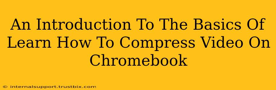 An Introduction To The Basics Of Learn How To Compress Video On Chromebook