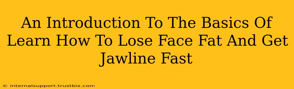 An Introduction To The Basics Of Learn How To Lose Face Fat And Get Jawline Fast