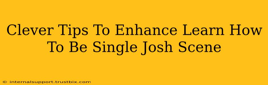 Clever Tips To Enhance Learn How To Be Single Josh Scene