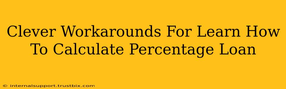 Clever Workarounds For Learn How To Calculate Percentage Loan