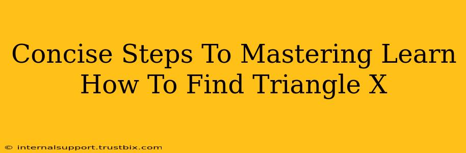 Concise Steps To Mastering Learn How To Find Triangle X