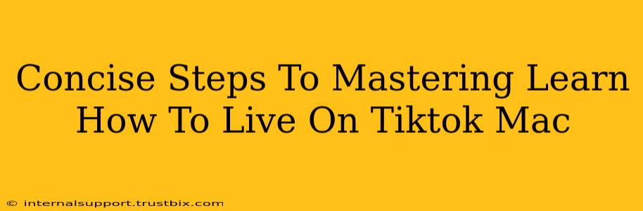 Concise Steps To Mastering Learn How To Live On Tiktok Mac