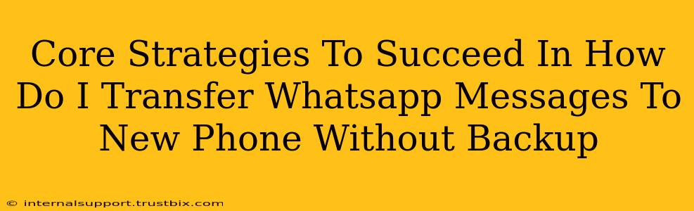 Core Strategies To Succeed In How Do I Transfer Whatsapp Messages To New Phone Without Backup