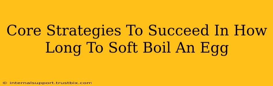 Core Strategies To Succeed In How Long To Soft Boil An Egg