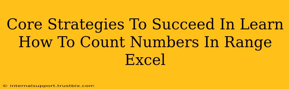 Core Strategies To Succeed In Learn How To Count Numbers In Range Excel