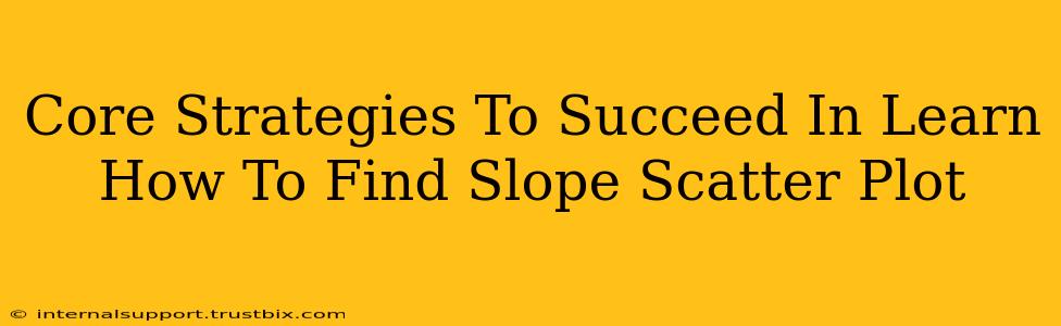 Core Strategies To Succeed In Learn How To Find Slope Scatter Plot