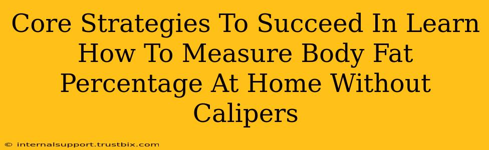 Core Strategies To Succeed In Learn How To Measure Body Fat Percentage At Home Without Calipers