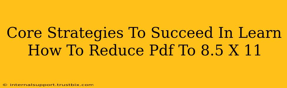 Core Strategies To Succeed In Learn How To Reduce Pdf To 8.5 X 11