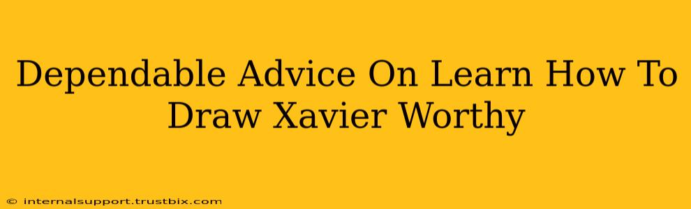 Dependable Advice On Learn How To Draw Xavier Worthy