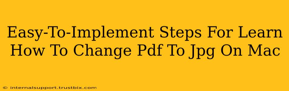 Easy-To-Implement Steps For Learn How To Change Pdf To Jpg On Mac