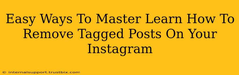 Easy Ways To Master Learn How To Remove Tagged Posts On Your Instagram