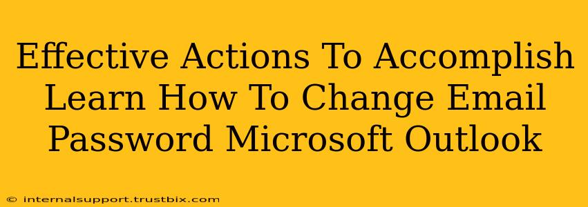 Effective Actions To Accomplish Learn How To Change Email Password Microsoft Outlook