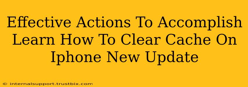 Effective Actions To Accomplish Learn How To Clear Cache On Iphone New Update