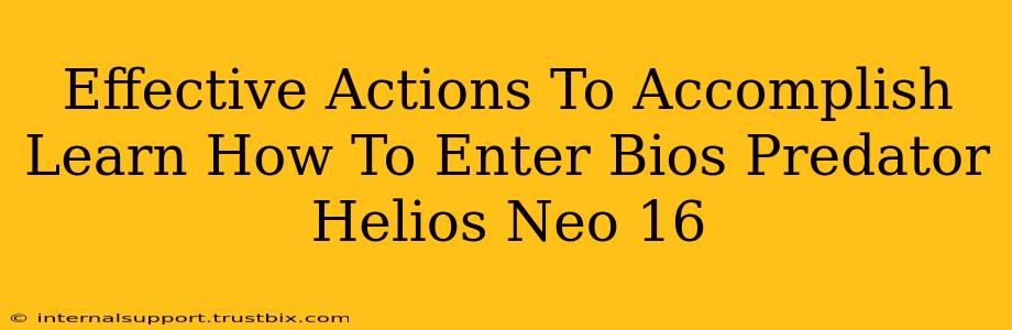 Effective Actions To Accomplish Learn How To Enter Bios Predator Helios Neo 16