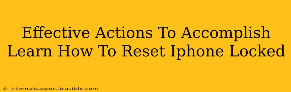 Effective Actions To Accomplish Learn How To Reset Iphone Locked