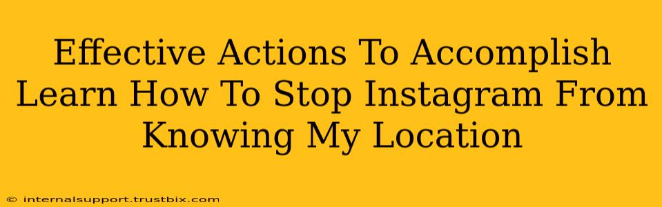 Effective Actions To Accomplish Learn How To Stop Instagram From Knowing My Location