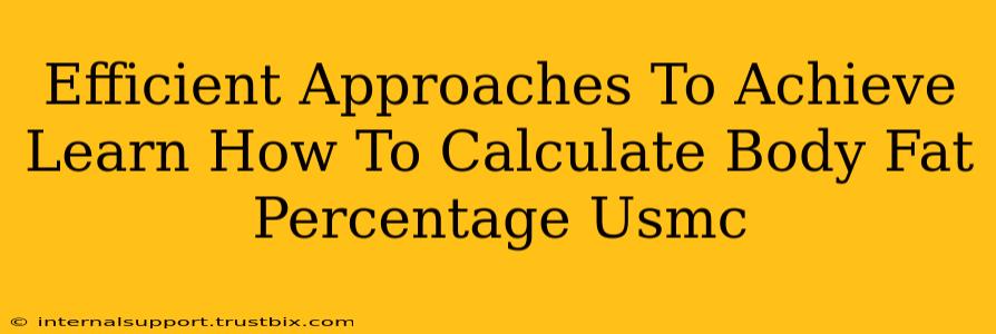 Efficient Approaches To Achieve Learn How To Calculate Body Fat Percentage Usmc