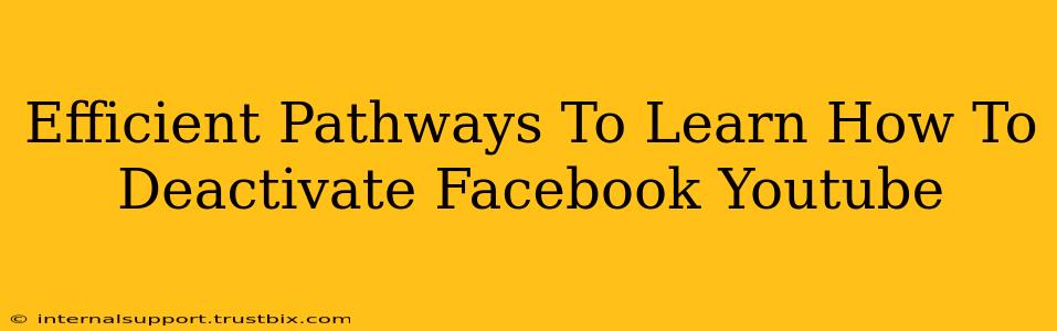 Efficient Pathways To Learn How To Deactivate Facebook Youtube