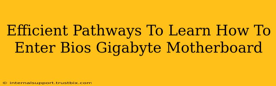 Efficient Pathways To Learn How To Enter Bios Gigabyte Motherboard