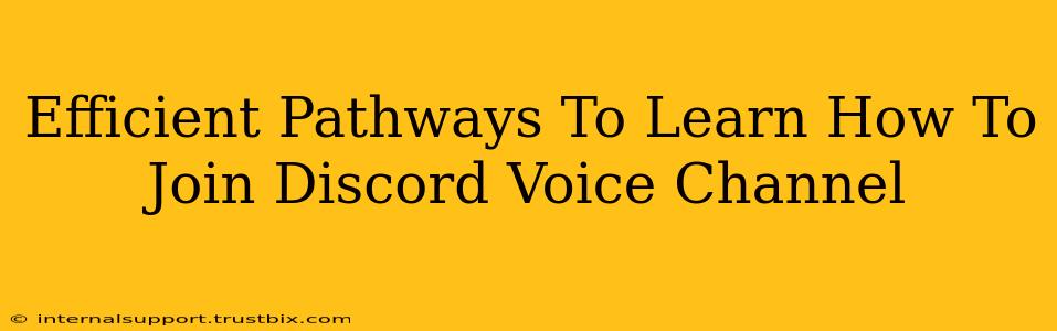 Efficient Pathways To Learn How To Join Discord Voice Channel