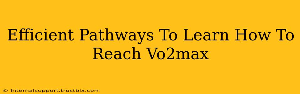 Efficient Pathways To Learn How To Reach Vo2max