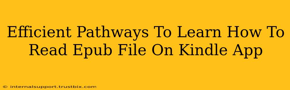 Efficient Pathways To Learn How To Read Epub File On Kindle App