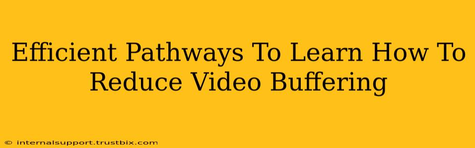 Efficient Pathways To Learn How To Reduce Video Buffering