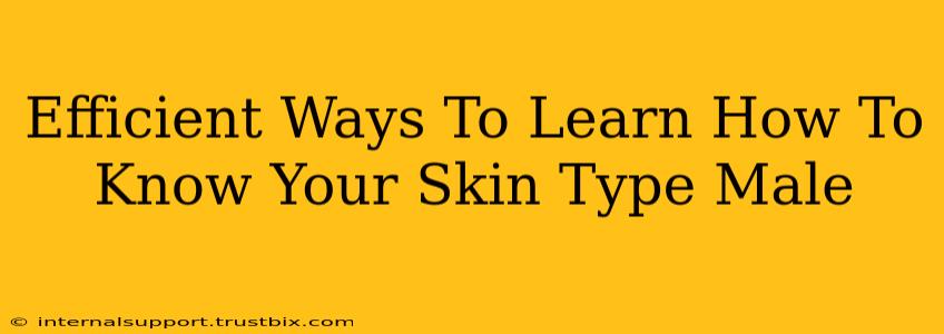 Efficient Ways To Learn How To Know Your Skin Type Male