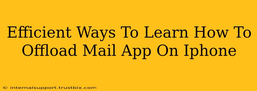 Efficient Ways To Learn How To Offload Mail App On Iphone