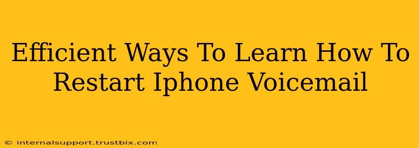 Efficient Ways To Learn How To Restart Iphone Voicemail