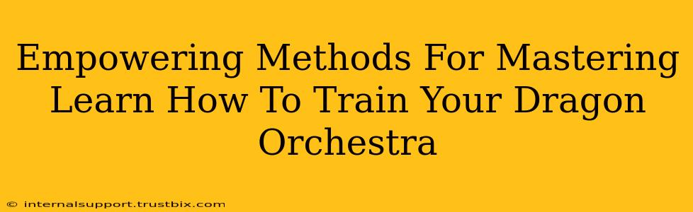 Empowering Methods For Mastering Learn How To Train Your Dragon Orchestra