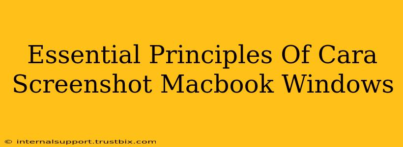 Essential Principles Of Cara Screenshot Macbook Windows