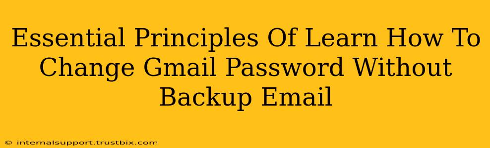 Essential Principles Of Learn How To Change Gmail Password Without Backup Email