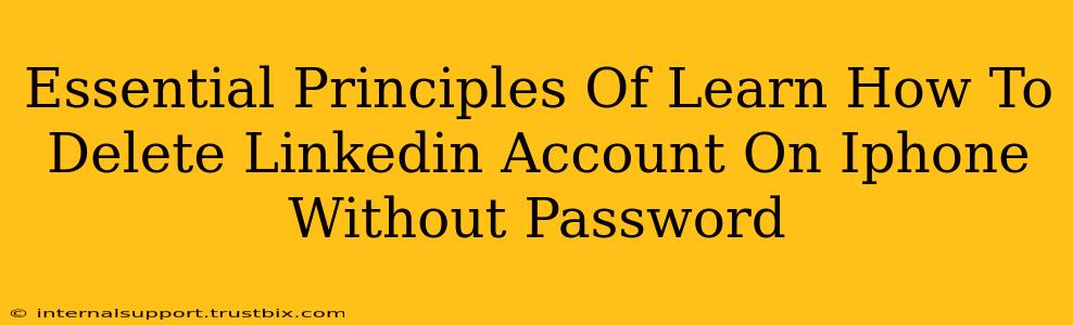 Essential Principles Of Learn How To Delete Linkedin Account On Iphone Without Password