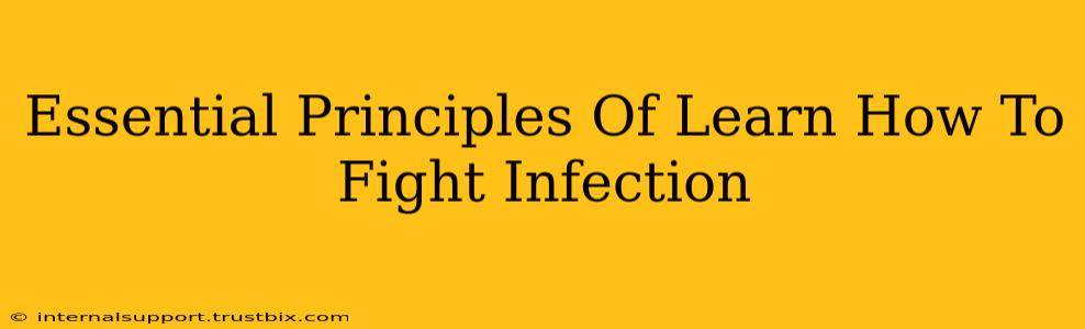 Essential Principles Of Learn How To Fight Infection