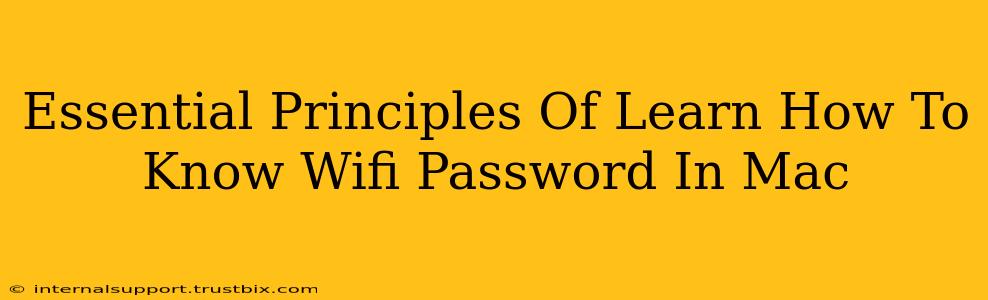 Essential Principles Of Learn How To Know Wifi Password In Mac