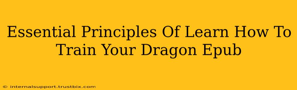 Essential Principles Of Learn How To Train Your Dragon Epub