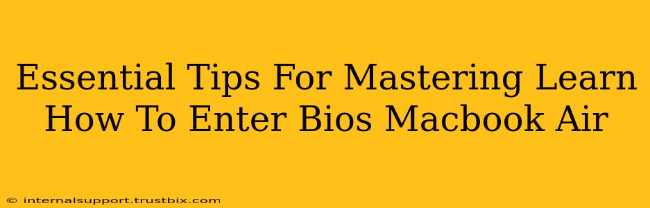 Essential Tips For Mastering Learn How To Enter Bios Macbook Air