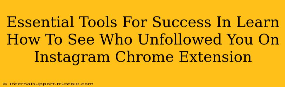 Essential Tools For Success In Learn How To See Who Unfollowed You On Instagram Chrome Extension