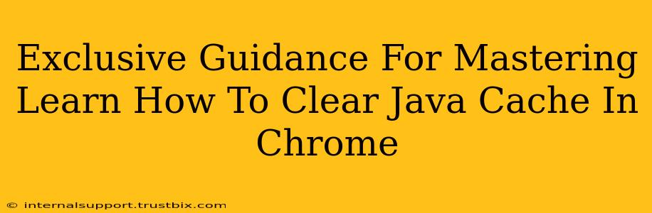 Exclusive Guidance For Mastering Learn How To Clear Java Cache In Chrome