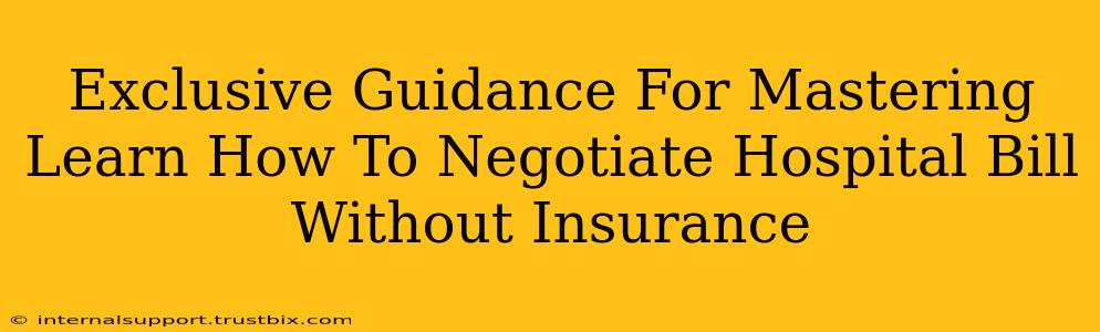 Exclusive Guidance For Mastering Learn How To Negotiate Hospital Bill Without Insurance