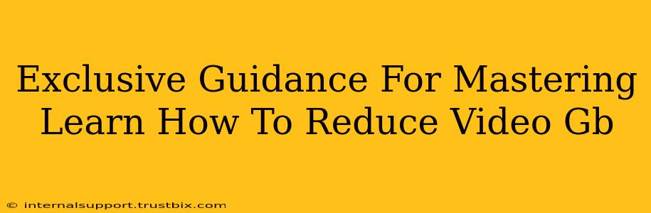 Exclusive Guidance For Mastering Learn How To Reduce Video Gb