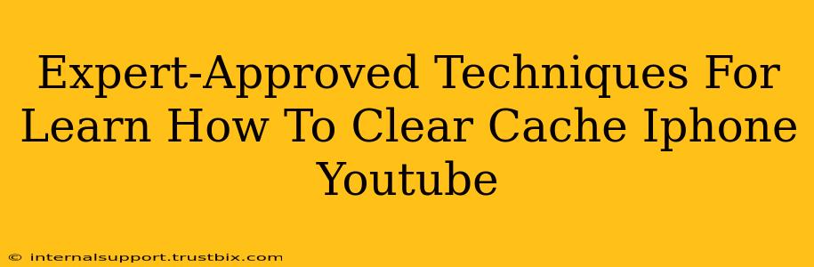 Expert-Approved Techniques For Learn How To Clear Cache Iphone Youtube