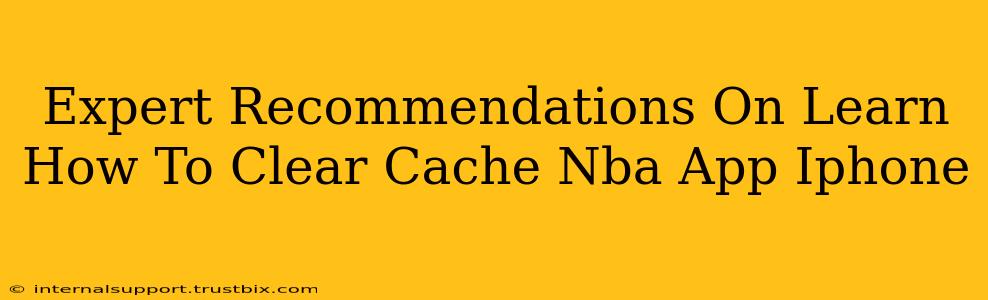 Expert Recommendations On Learn How To Clear Cache Nba App Iphone