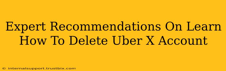 Expert Recommendations On Learn How To Delete Uber X Account