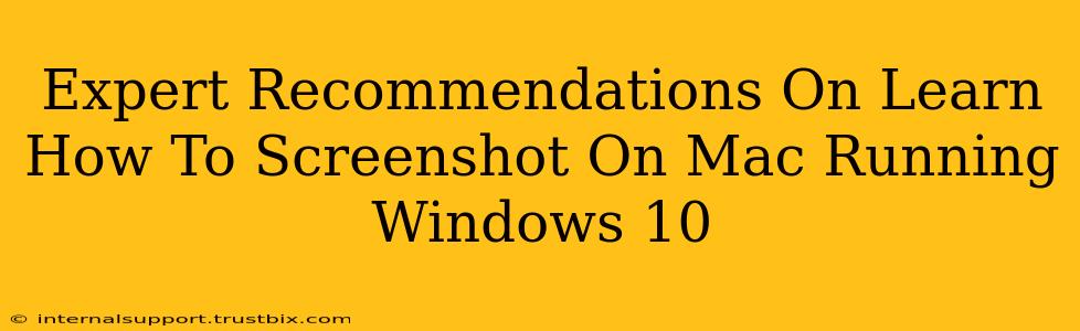 Expert Recommendations On Learn How To Screenshot On Mac Running Windows 10